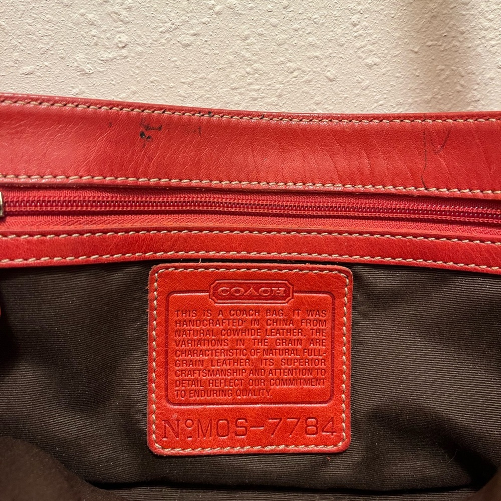 Coach Hamptons East West Buckle Shoulder Bag-Vintage Y2K-Rare Color - Picture 10 of 13